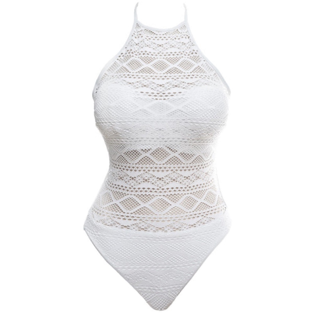 Freya Women's Standard Sundance Underwire high neck one piece swimsuit